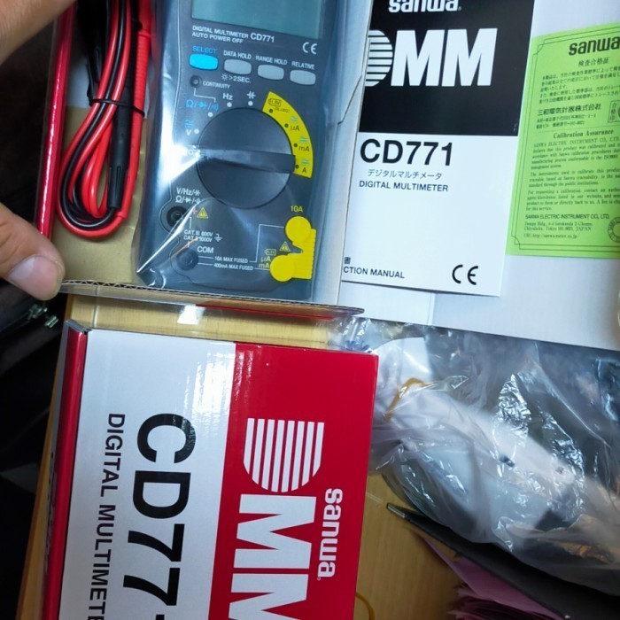 Jual Sanwa Cd 771 Multimeter Digital Sanwa Cd771 Multitester Original