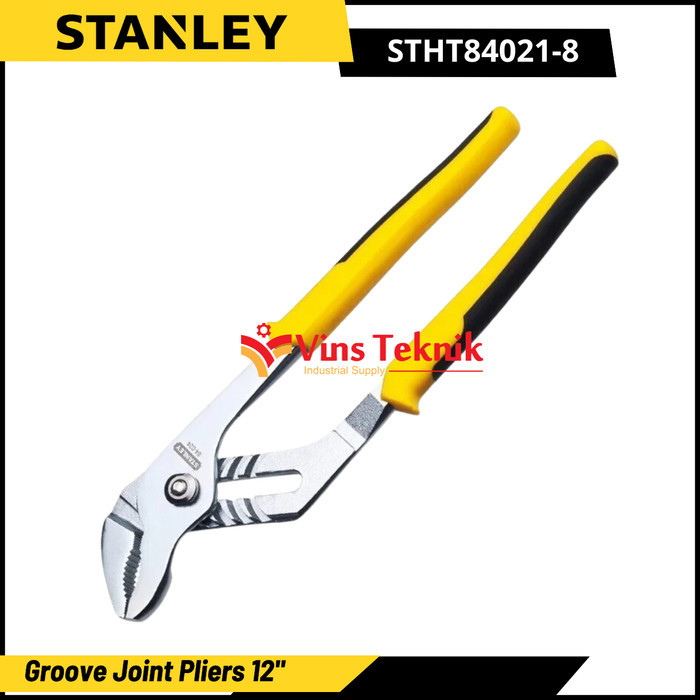 Jual Tang Buaya 12 Groove Joint Pliers Stanley Stht84021-8