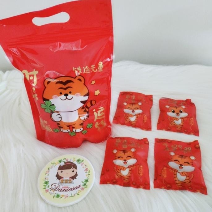 

kantong angpau Imlek isi coklat koin emas CNY souvenir sincia SS99