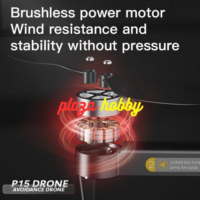 drone brushless GPS P15 PRO dual camera 8K optical flow drone kamera