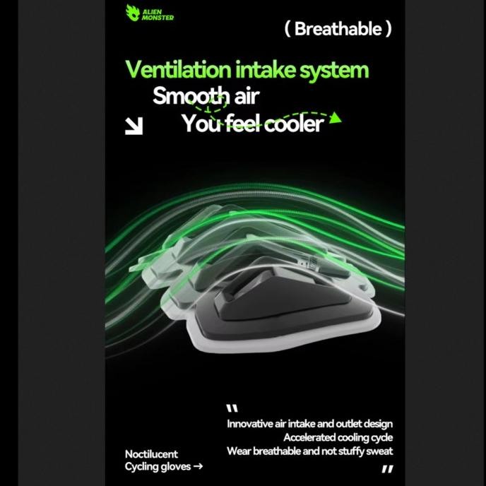 

Alien Monster Shell Ventilation Luminous Leather Gloves Sarung Tangan Motor Terlaris