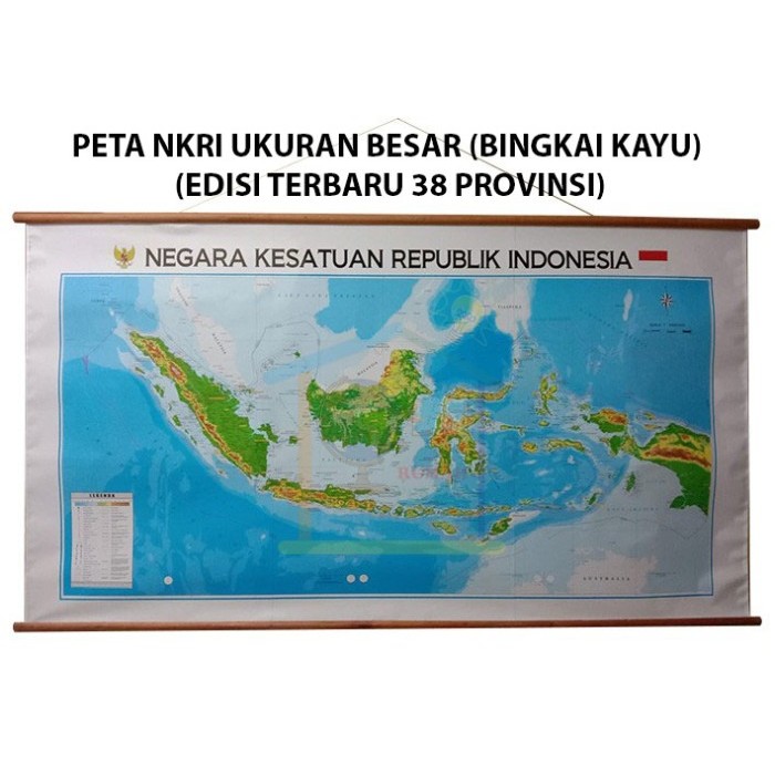 

Peta Indonesia (Bingkai) Negara Kesatuan Republik Indonesia (NKRI)