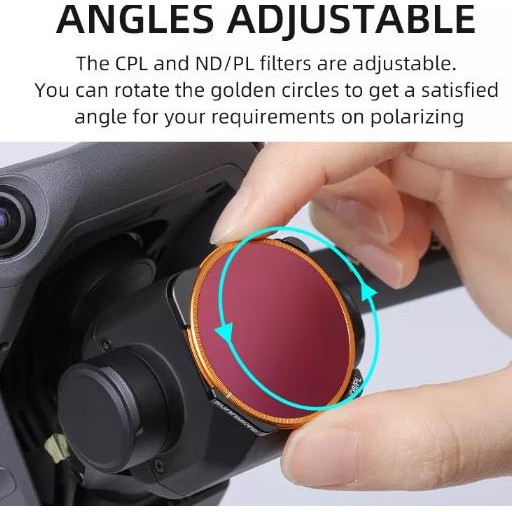 

Sunnylife Lens Filter Mcuv Nd8 Nd16 Adjustable Cpl Filters Dji Mavic 3 Terlaris