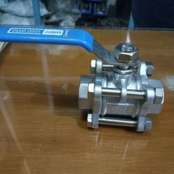 

Kran Air Ball Valve Sankyo 3Pc Stainless Steel 1"(Inch) Kon : Drat/S Terlaris