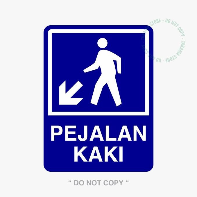 

Rambu Pejalan Kaki 30 X 40 Cm Plat Alumunium Terlaris
