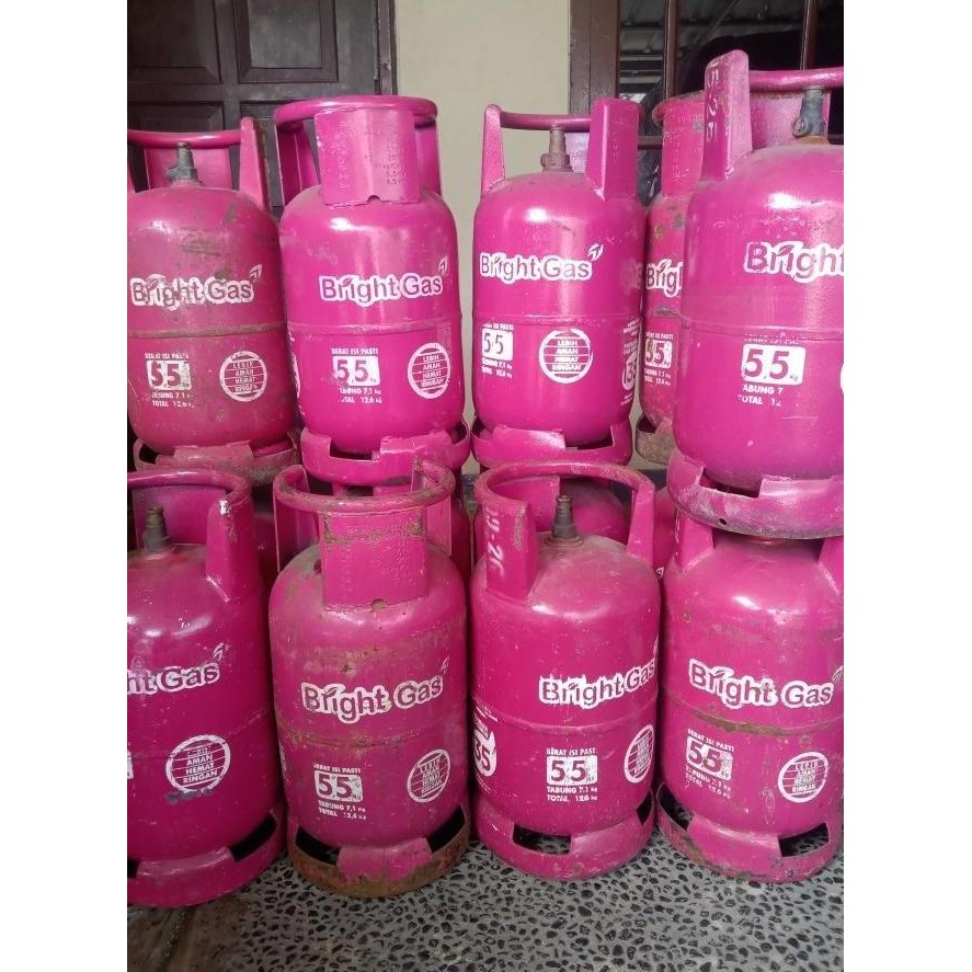 TABUNG GAS 5,5 KG ( BRIGHT GAS ) TERBARU