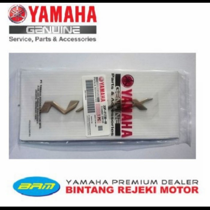 Best Seller Emblem Body Yamaha Nmax Gold Satuan Ori