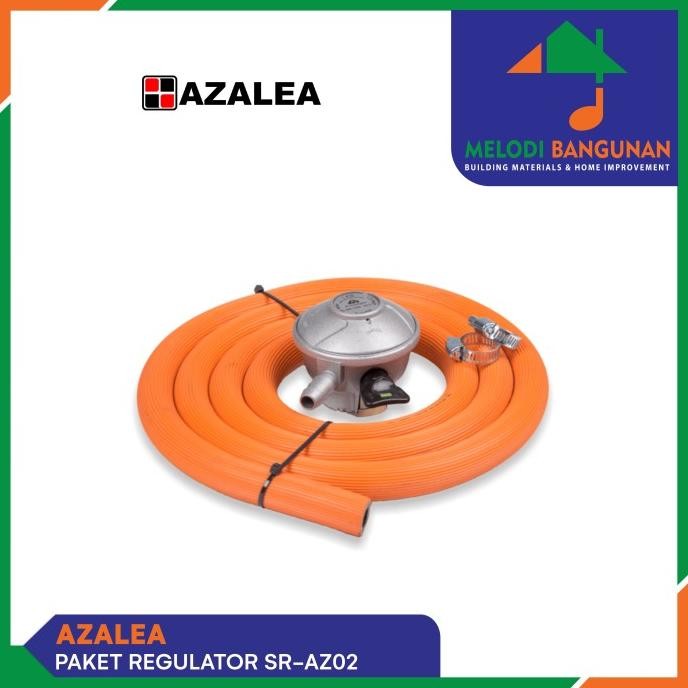 Azalea - Paket Selang Regulator Kompor Gas Tekanan Rendah Sr-Az02 Sraz02