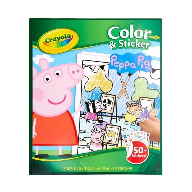 

Crayola Peppa Pig Color & Sticker Coloring Activity Book Set