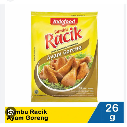 

Bumbu Indofood Racik Ayam Goreng Original 100%