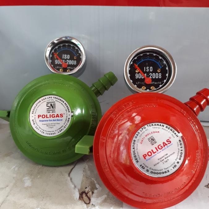 Regulator poligas pengunci ganda