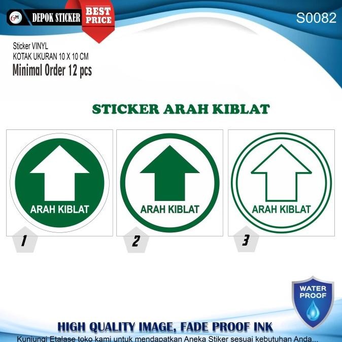

Stiker Arah Kiblat