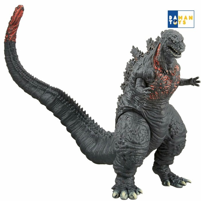 Action Figure Shin Godzilla Merah Mainan Monster Godzila Kaiju Baru
