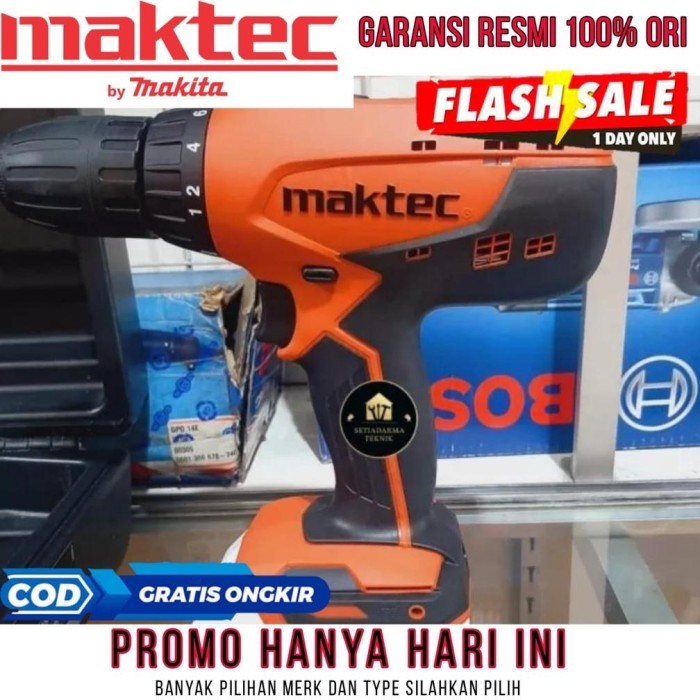 Maktec Mesin Bor Portable Bayar / Bor Cas / Bor Mini / Bor Obeng /