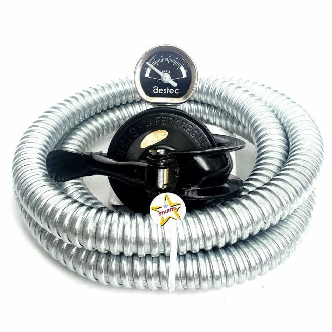 Regulator Gas LPG Starcam SC-T12RMS dengan Selang
