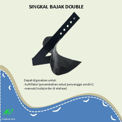 FREE ONGKIR ALAT SINGKAL BAJAK DOUBLE PORTABLE PERTANIAN BISA COD