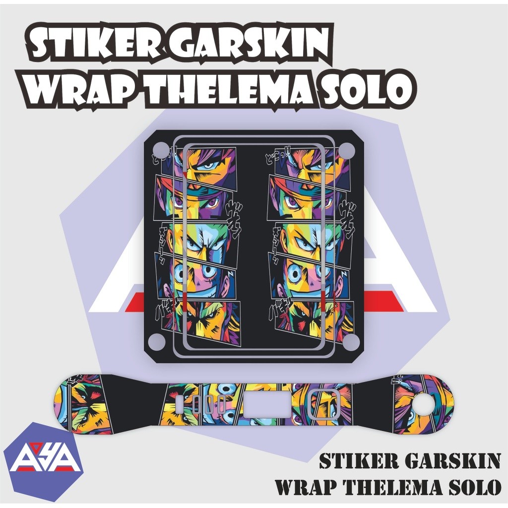 

Wrap* Thelema Solo 100w One Piece Request Wrap Wrap Skin Stiker Garksin CUSTOM Gratis (2pcs)