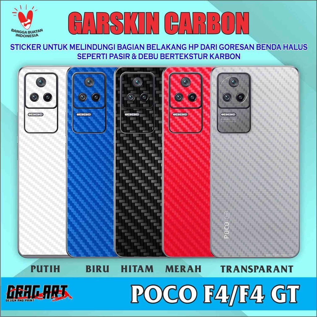 

Wrap* Xiaomi Poco F4 Wrap Skin Stiker Garksin CUSTOM Gratis (2pcs)