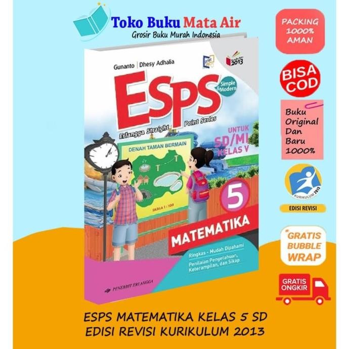 

TERMURAH ESPS MATEMATIKA 5 UNTUK SD/MI KELAS V ( K13N )