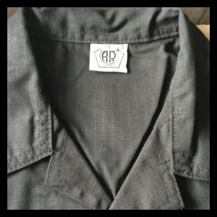 Dijual Seragam BajuSeragamStelan Pdl Hitam Brimob Merk Ar - Htm Ripstok, M