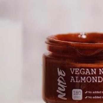 

siap kirim nude - vegan nutella almond butter 180g - no added sugar, gluten free