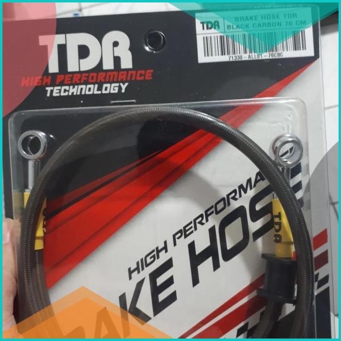 selang rem asli TDR 76cm depan universal motor sport 07D35Z4 get it fa