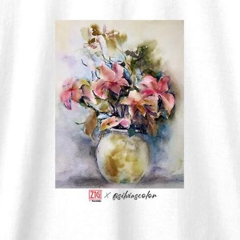 

Sale T-Shirt Zig Kuretake X @Silviascolor Limited Edition