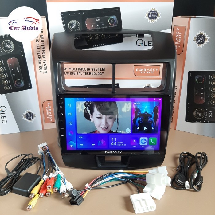 HEAD UNIT ANDROID EMBASSY AVANZA / XENIA ANDROID AUTO CAR PLAY ANDROID 9 INCH EMBASSY ULTIMATE