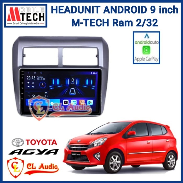 Head Unit Android Mtech Sigma lite 9 Inch Agya/Ayla