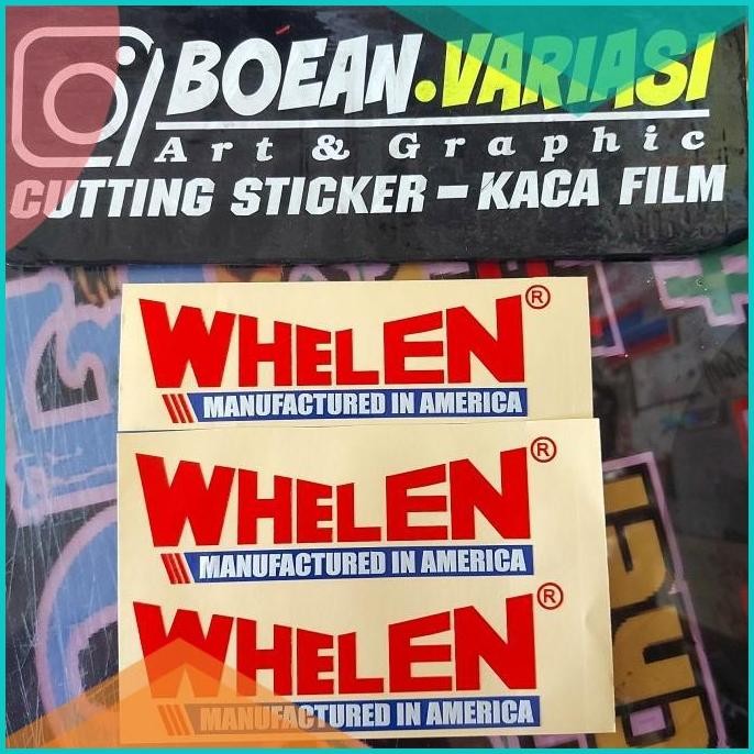 Cutting sticker jdm sticker WHELEN 07D35Z4 on sale