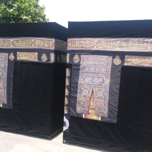 Miniatur Kakbah Uk 1x1x1,2 m Fullset Hijir Ismail, Maqom Ibrahim