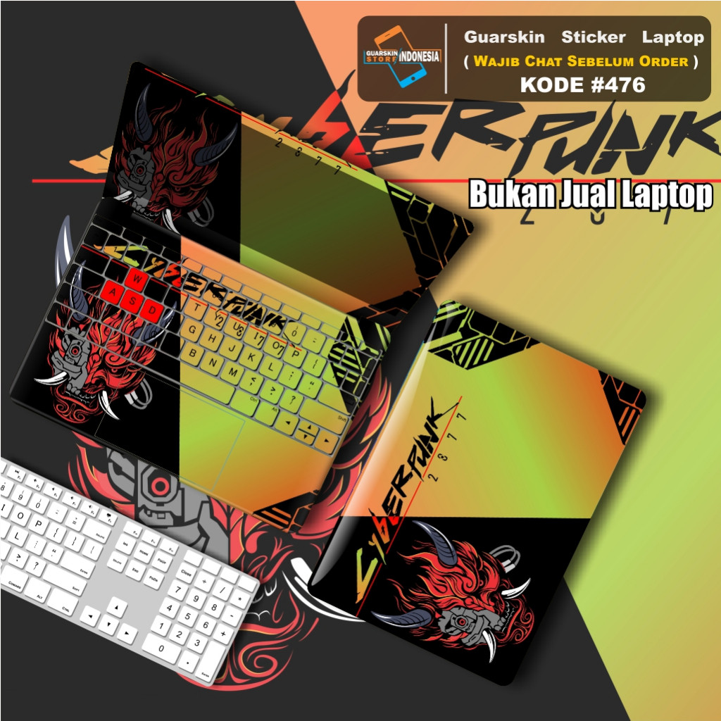 

Wrap* Laptop Kode 474478 Wrap Skin Stiker Garksin CUSTOM Gratis (2pcs)