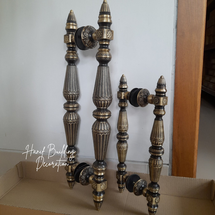 Handle Pintu Gagang Pintu Kuningan Model Menara 60 cm