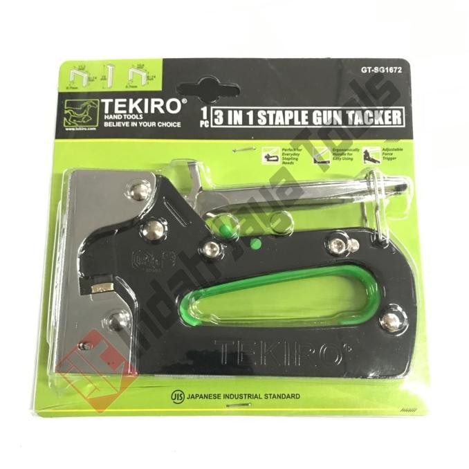 

Tekiro Staples Gun Tacker 3 In 1 - 6 - 14 Mm Staple Jok Tembak Hekter Original Dan Terpercaya