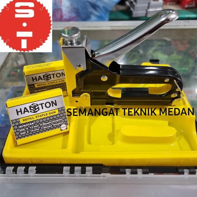 

Paku Staples Hekter Gun Tacker Tembak Manual Gun 3 In 1 Prohex Hasston Original Dan Terpercaya