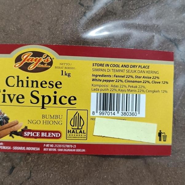 

Bumbu Ngo Hiong Bubu 1 G Jay Chinee Five Pice Blend Ngohiong