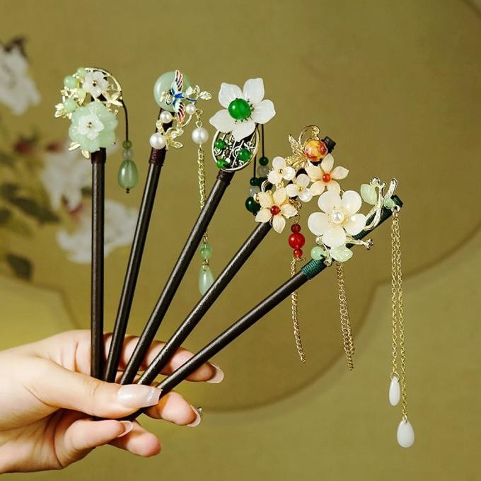 GGH TUSUK KONDE JEPANG AKSESORIES RAMBUT ORIENTAL CHINA COSPLAY CHEONGSAM