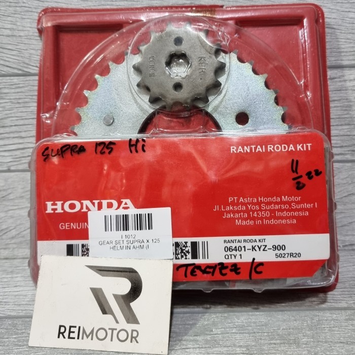 Gearset Girset Gear Set Gir Set Supra X 125 Helm In Kyz Genuine Qualit