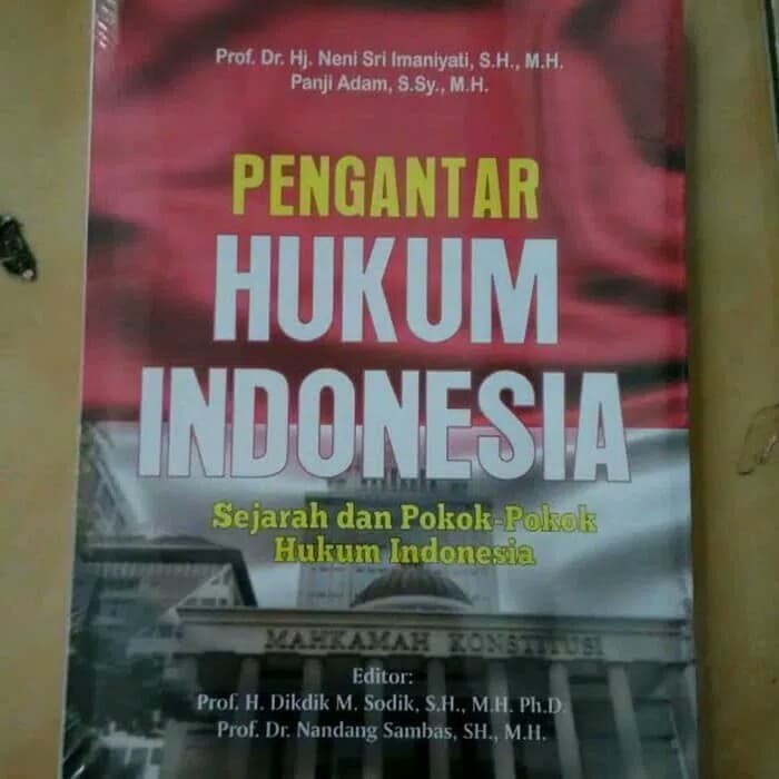 PENGANTAR HUKUM INDONESIA SEJARAH DAN POKOK POKOK HUKUM INDONESIA BUMI AKSARA [ORIGINAL]