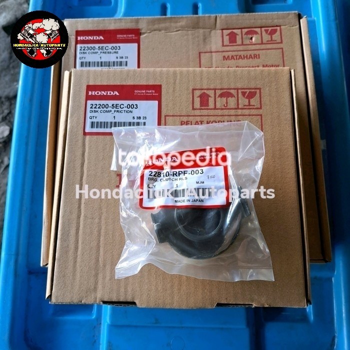 Kampas Kopling Set Honda Brio mobilio Original Honda