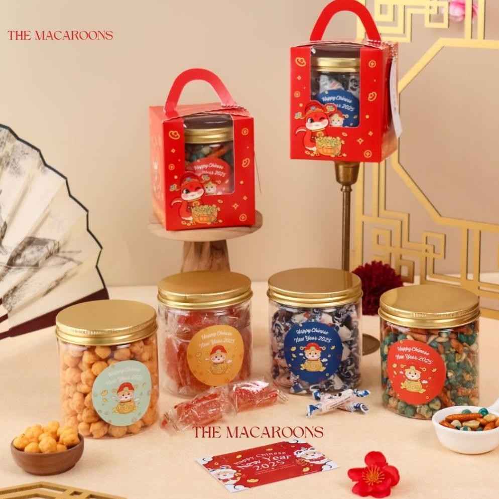 

CR - Hampers Imlek isi 1 Jar Kue Kering - Parcel Souvenir Sincia Chinese and Lunar New Year TERLARIS