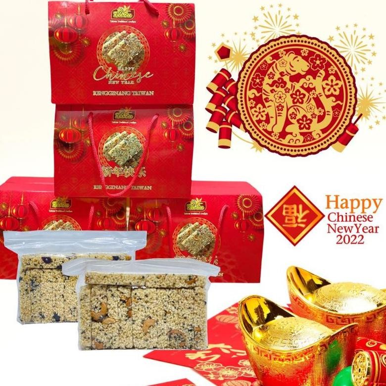 

CR - Ricebee Original Box - Hampers Imlek / Rengginang Taiwan TERLARIS