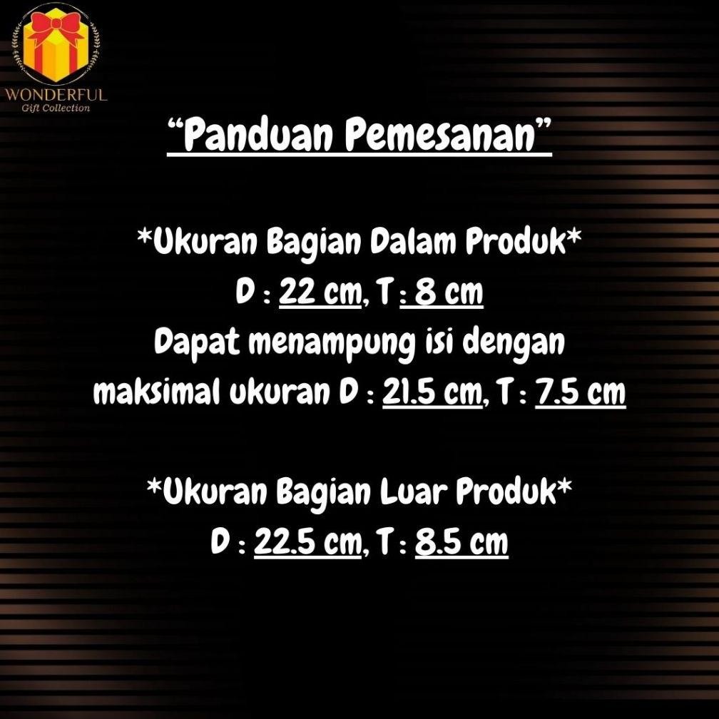 

CR - Hardbox Imlek Rantang Gagang Bulat Kain Chongsam 22 x 22 x 8 WGC-CN07 TERLARIS