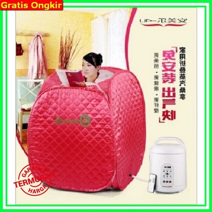 Ready ALAT SAUNA STEAM SAUNA PORTABLE STEAM SAUNA SPA ROOM ALAT KECANTIKAN