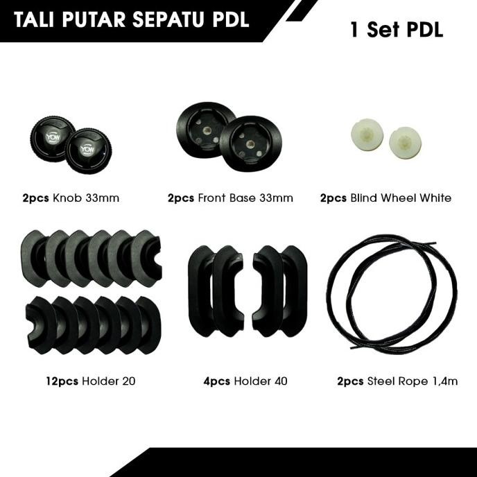 YOW Tali Sepatu Putar PDL / Tali Sepatu BOA NS