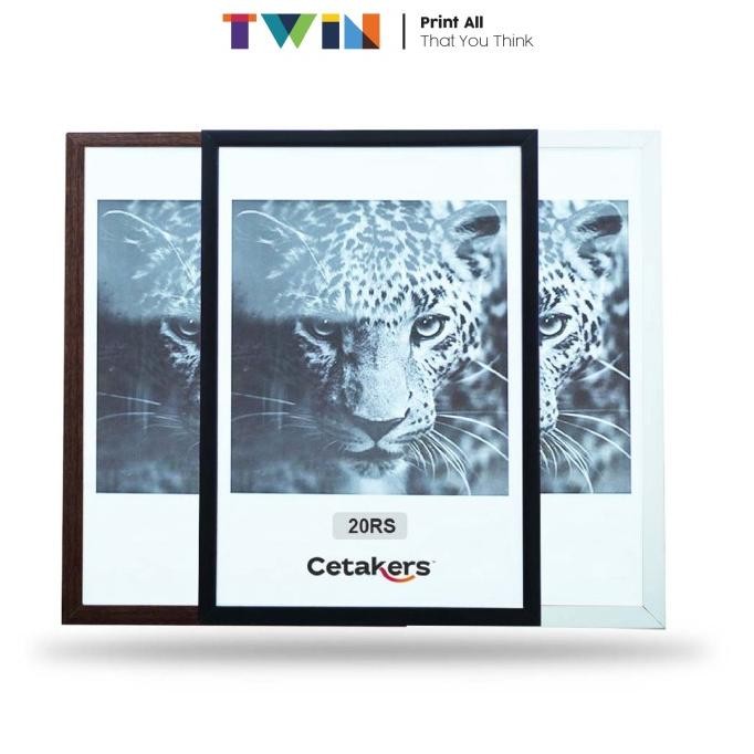 FRAME BINGKAI FOTO 20R (50x60CM) MINIMALIS FRAME PIGURA KACA MIKA