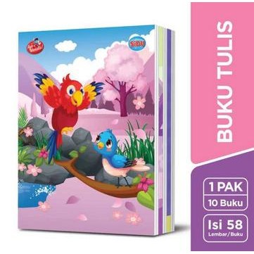 

BUKU TULIS SIDU ISI 58 LEMBAR 1 PAK ISI 10 BUKU