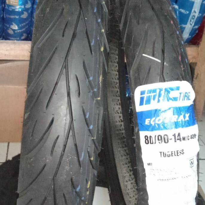 BAN Tubles matik IRC seri Ecotrax ring 14 GRATIS DOP /PENTIL TUBLES