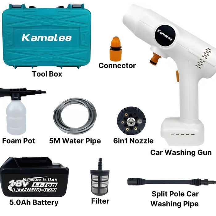 Promo Cordless Brushless Jet Cleaner Alat Cuci Mobil Pembersih Motor Kamolee