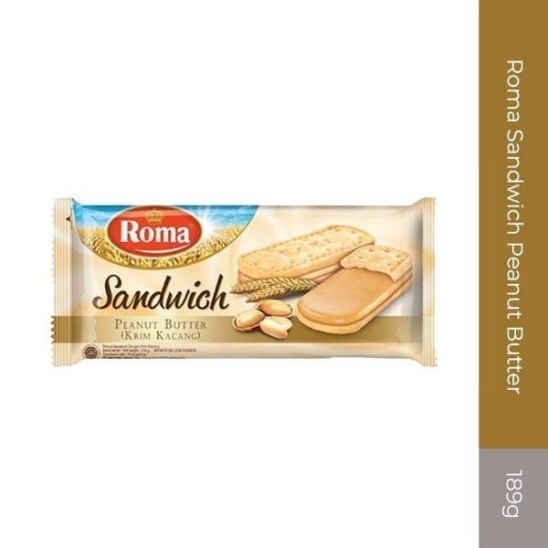 

ROMA SANDWICH PEANUT BUTTER 189G